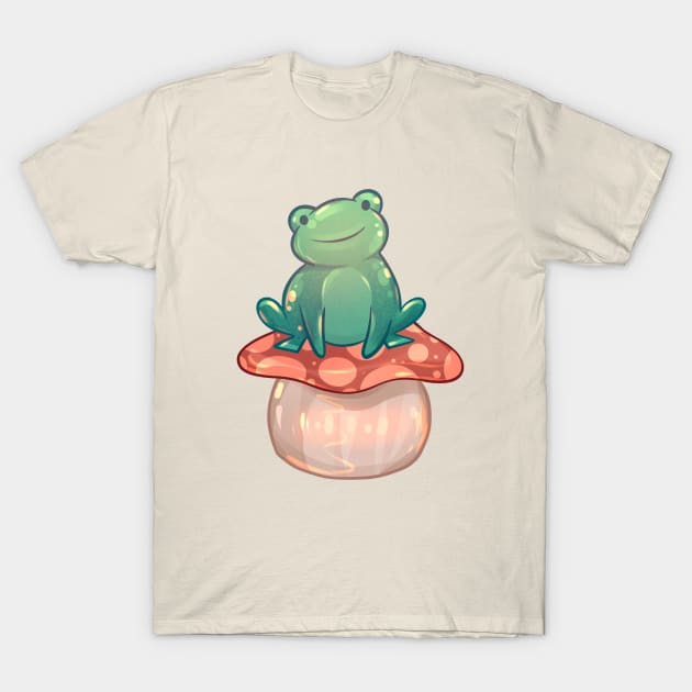 Toadstool Froggy T-Shirt by Claire Lin